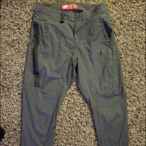 MENS GREY NIKE ATHLETIC JOGGERS